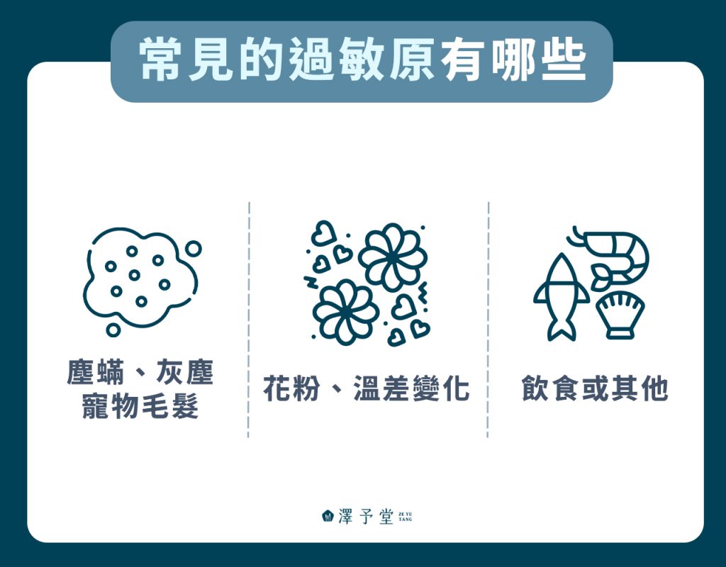 常見的過敏原有哪些