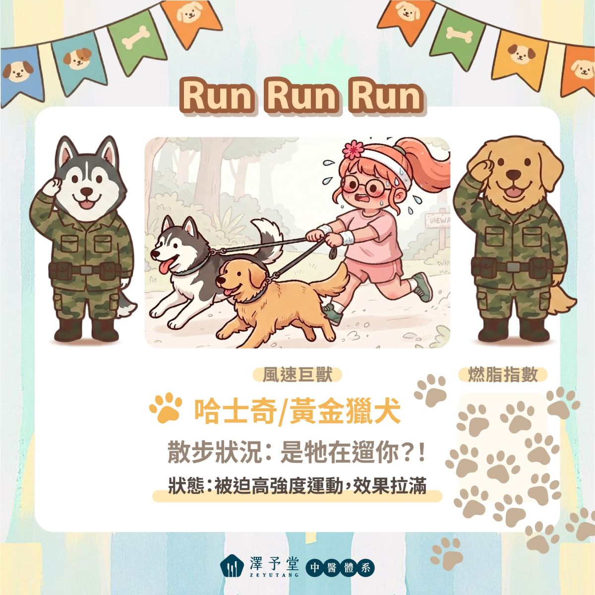 國際狗狗日,減脂教練,狗狗散步減重,中醫減肥,澤予堂中醫,有氧運動,健康瘦身,柴犬散步,狗狗品種運動量